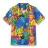 Colorful Jungle Animals Hawaiian Shirt – Animals Hawaiian Shirt