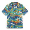 Retro Abstract Swirl Pattern Shirt – Sea Hawaiian Shirt