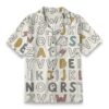 Playful Alphabet & School Icons Pattern Hawaiian Shirt – School Hawaiian Shirt