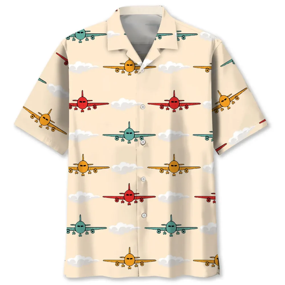 Airplane Color Hawaiian Shirt BS2763970 - Been Store
