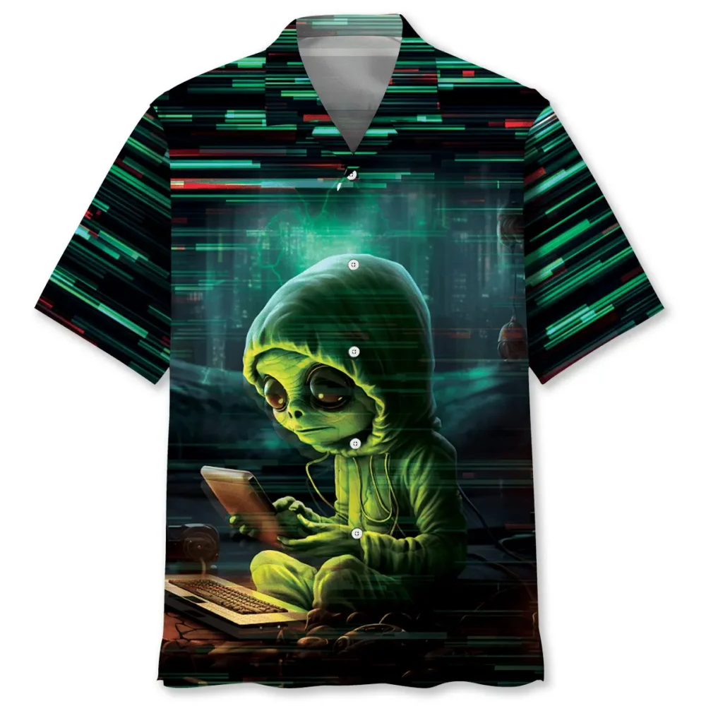 Alien Video Game Hawaiian Shirt BS2763242 - Been Store