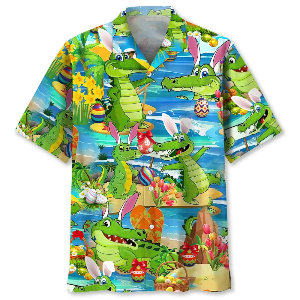 Aligator Easter Day Hawaiian Shirt BS2763343 - Been Store