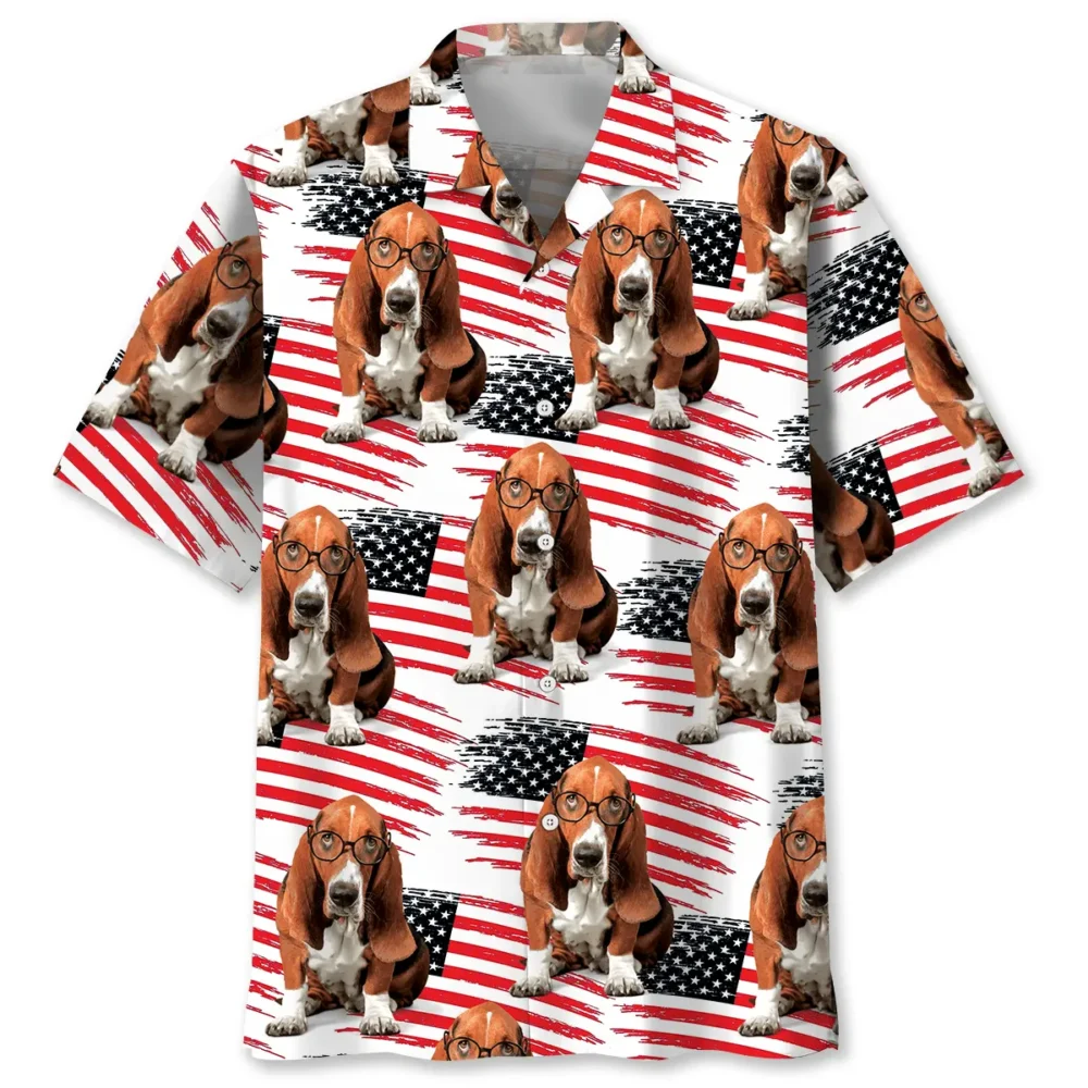 American Basset Hound Hawaiian Shirt BS2763033 - Been Store