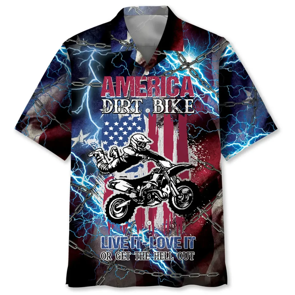 American Dirt Bike Love It Live It Or Get The Hell Out Hawaiian Shirt BS2763994 - Been Store