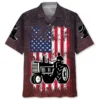 American Flag Tractor Hawaiian Shirt BS2762984 - Been Store