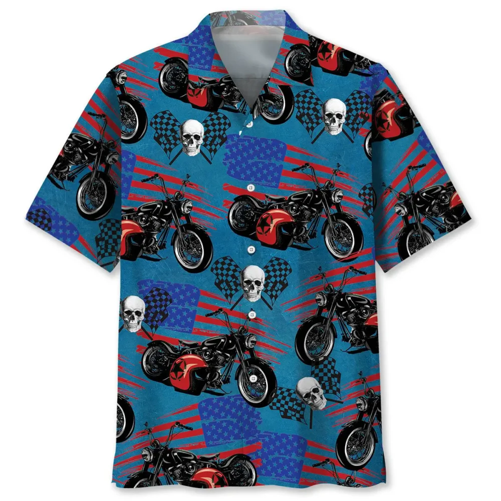 American Motorcycle Hawaiian Shirt BS2763169 - Been Store