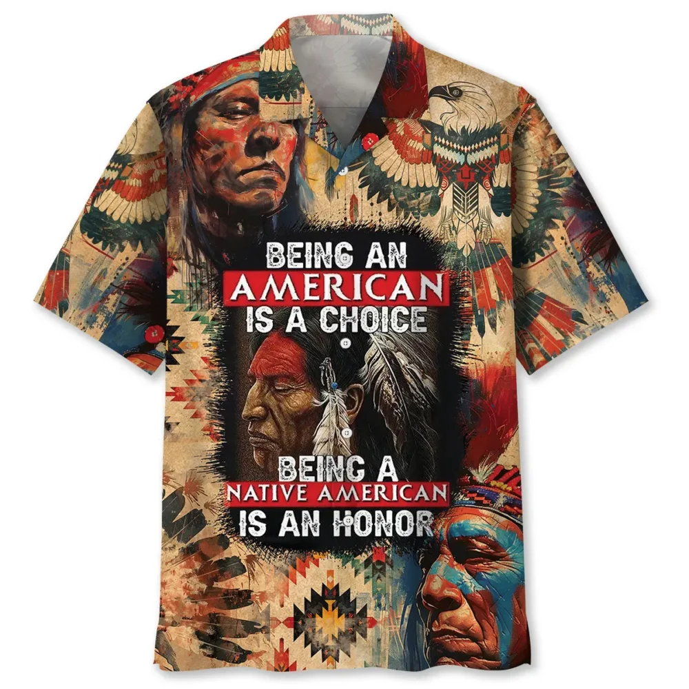 American Native Proud Hawaiian Shirt BS2763571 - Been Store