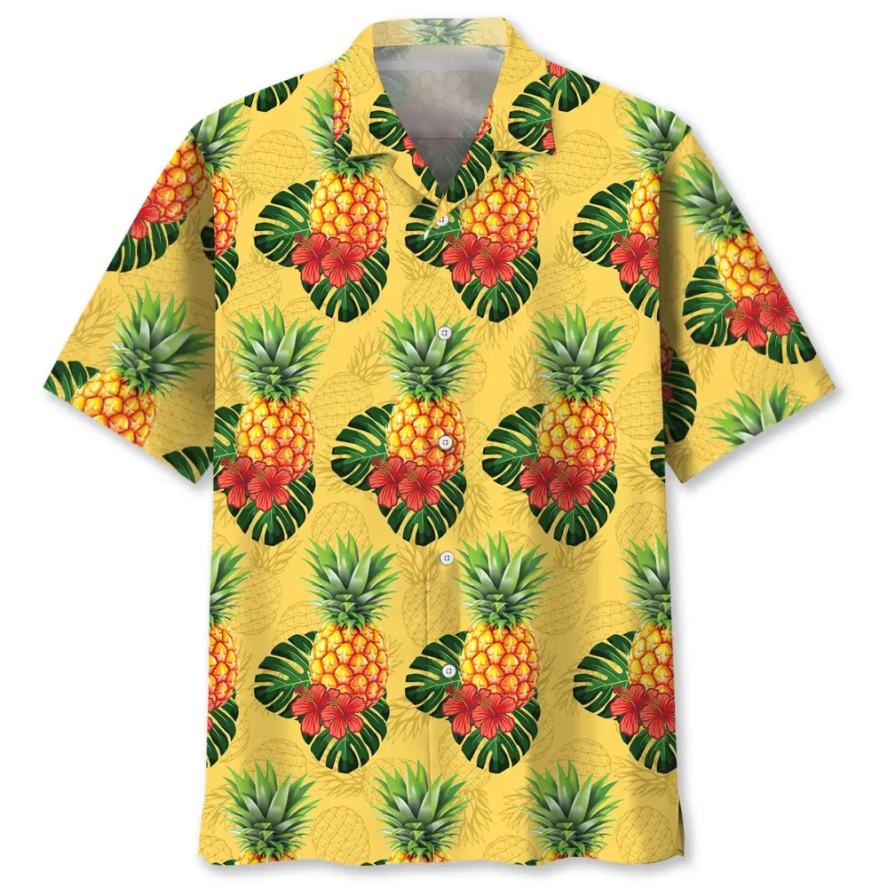 Beach Pineapple Hawaiian Shirt Men BS2763031 - Been Store
