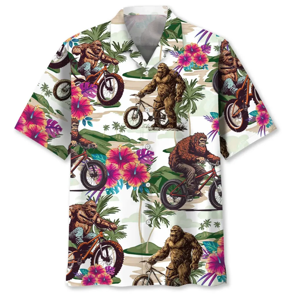 Bigfoot Mountain Bike Summer Hawaiian Shirt BS2763790 - Been Store