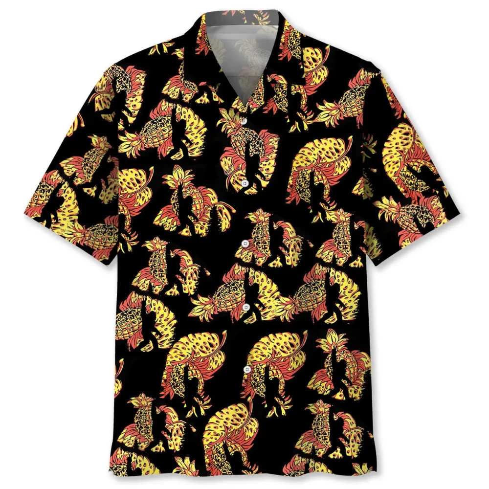 Bigfoot Pineapple Hawaiian Shirt Men BS2763029 - Been Store