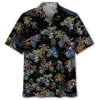 Black Tropical Dirt Bike Racing Hawaiian Shirt BS2763431 - Been Store