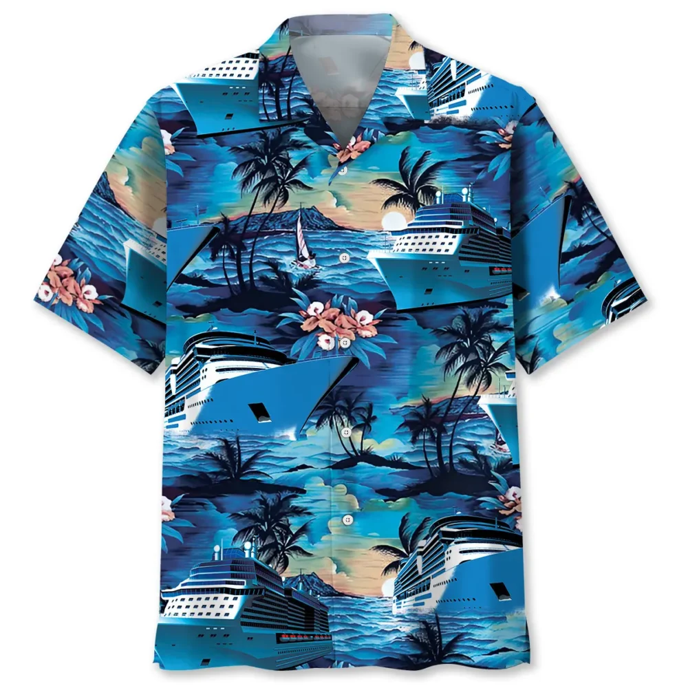 Blue Cruise Hawaiian Shirt BS2763626 - Been Store