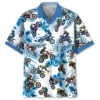 Blue Dirtbike Racing Hawaiian Shirt BS2763714 - Been Store