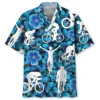 Blue Light Cycling Hawaiian Shirt BS2763298 - Been Store