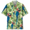 Blue Parrot Tropical Hawaiian Shirt BS2763469 - Been Store
