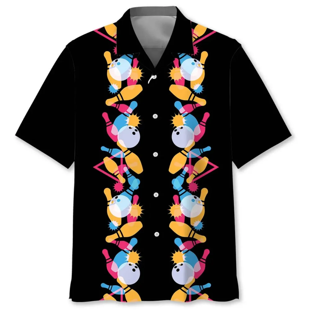 Bowling Retro 80s Hawaiian Shirt BS2763043 - Been Store