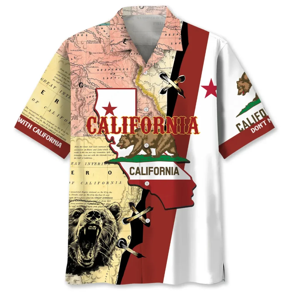 California Proud Hawaiian Shirt BS2763761 - Been Store