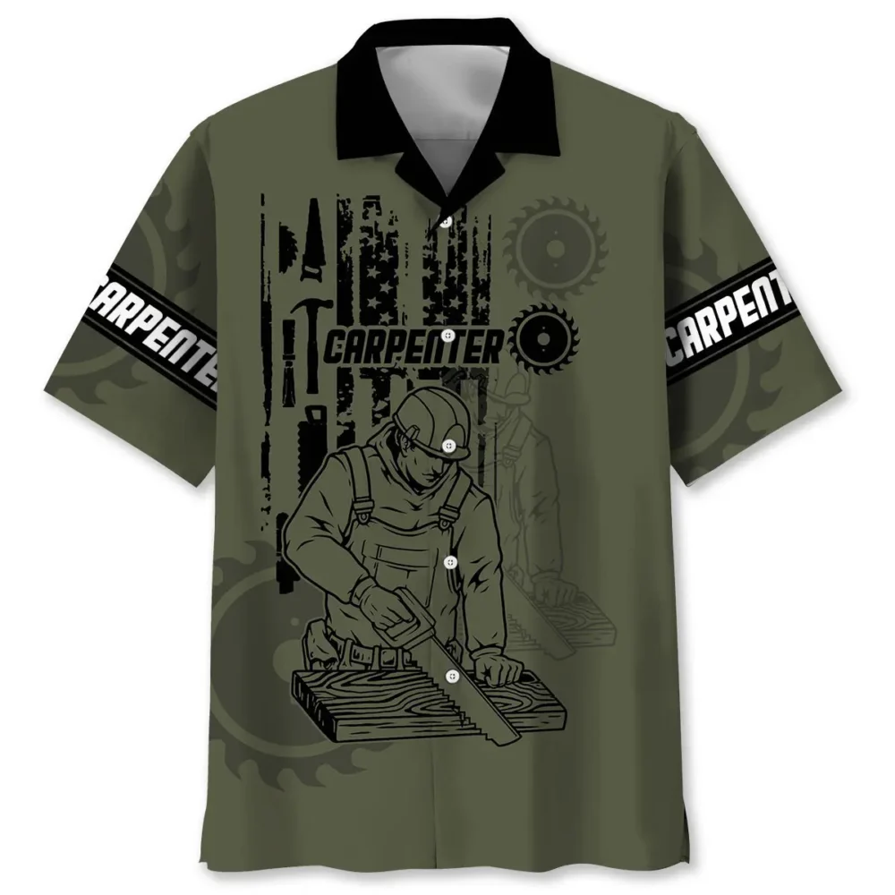 Carpenter Proud Hawaiian Shirt BS2763590 - Been Store