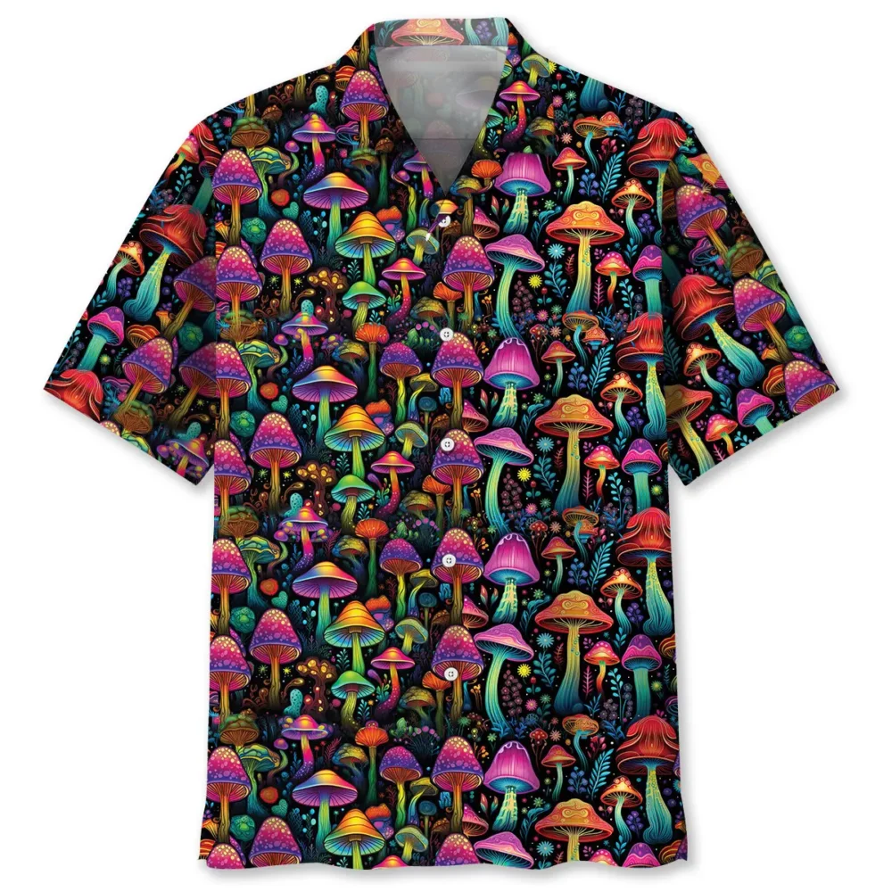 Colorful Mushroom Hawaiian Shirt BS2763220 - Been Store