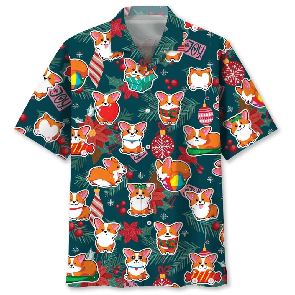 Corgi Christmas Hawaiian Shirt BS2763051 - Been Store