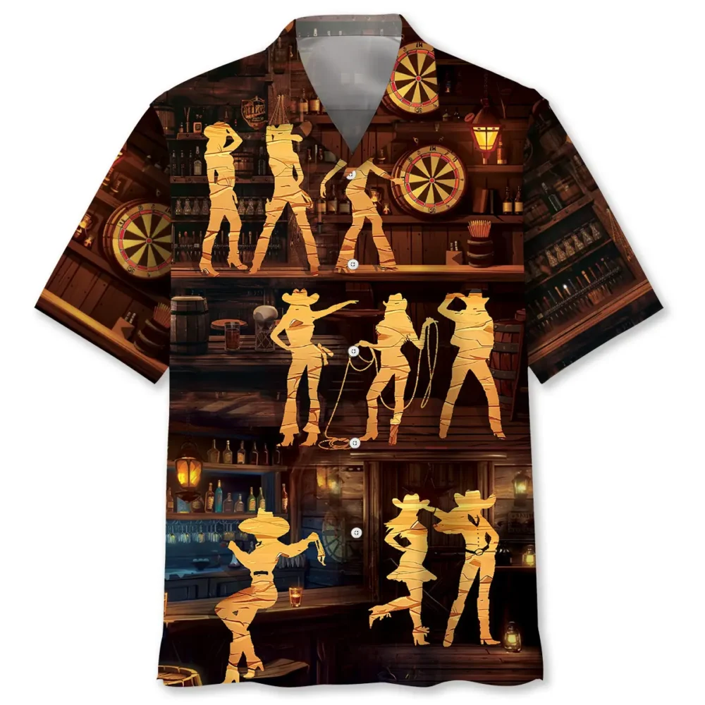 Cowboy Cowgirl Bar Hawaiian Shirt BS2763424 - Been Store