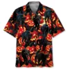 Creepy Black Cat Pumpkins Hawaiian Shirt BS2763261 - Been Store