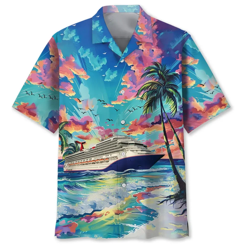 Cruise Cloudy Sky Hawaiian Shirt BS2763629 - Been Store