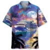 Cruise Ship Sun Set Art Hawaiian Shirt BS2763390 - Been Store