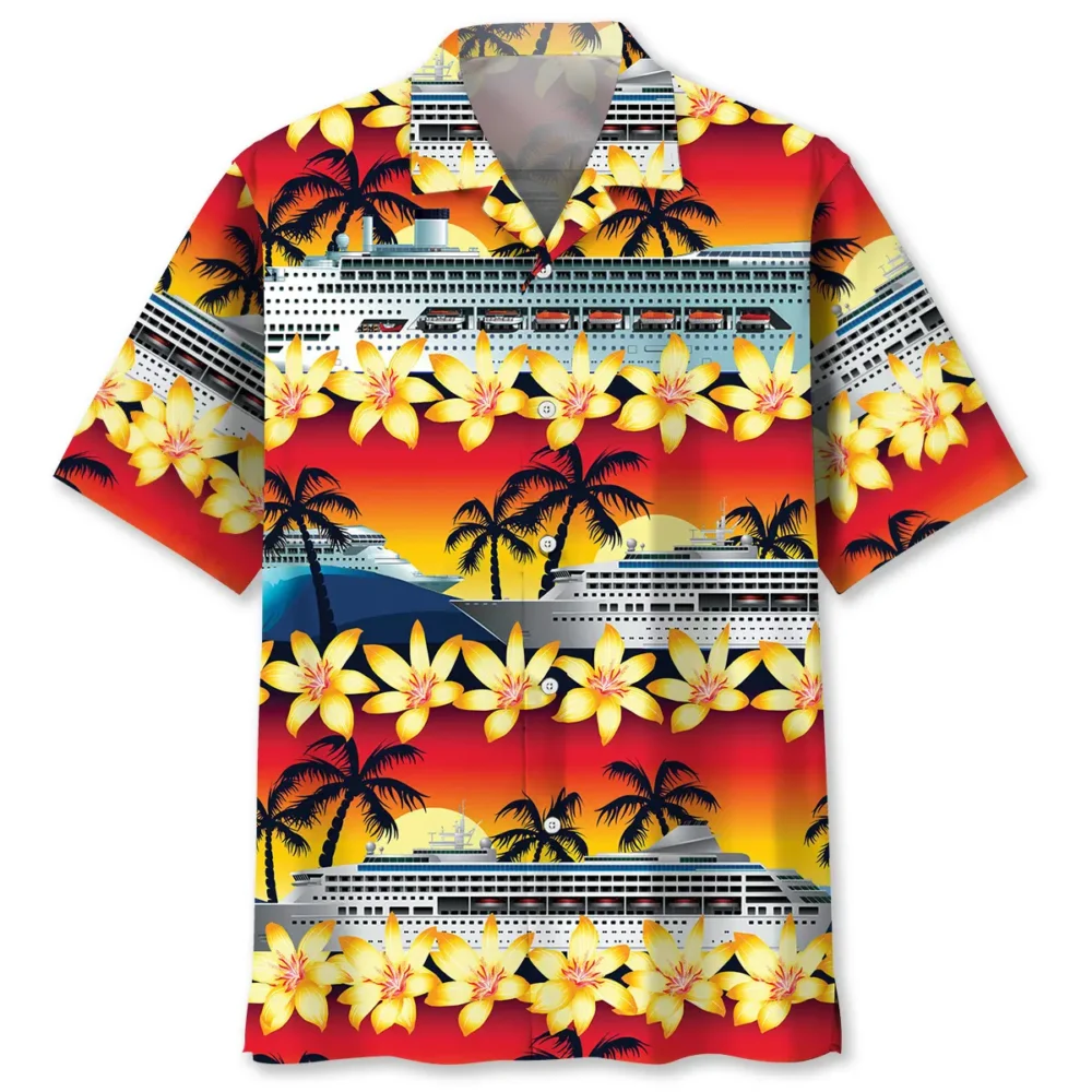 Cruise Sunset Hawaiian Shirt BS2763634 - Been Store