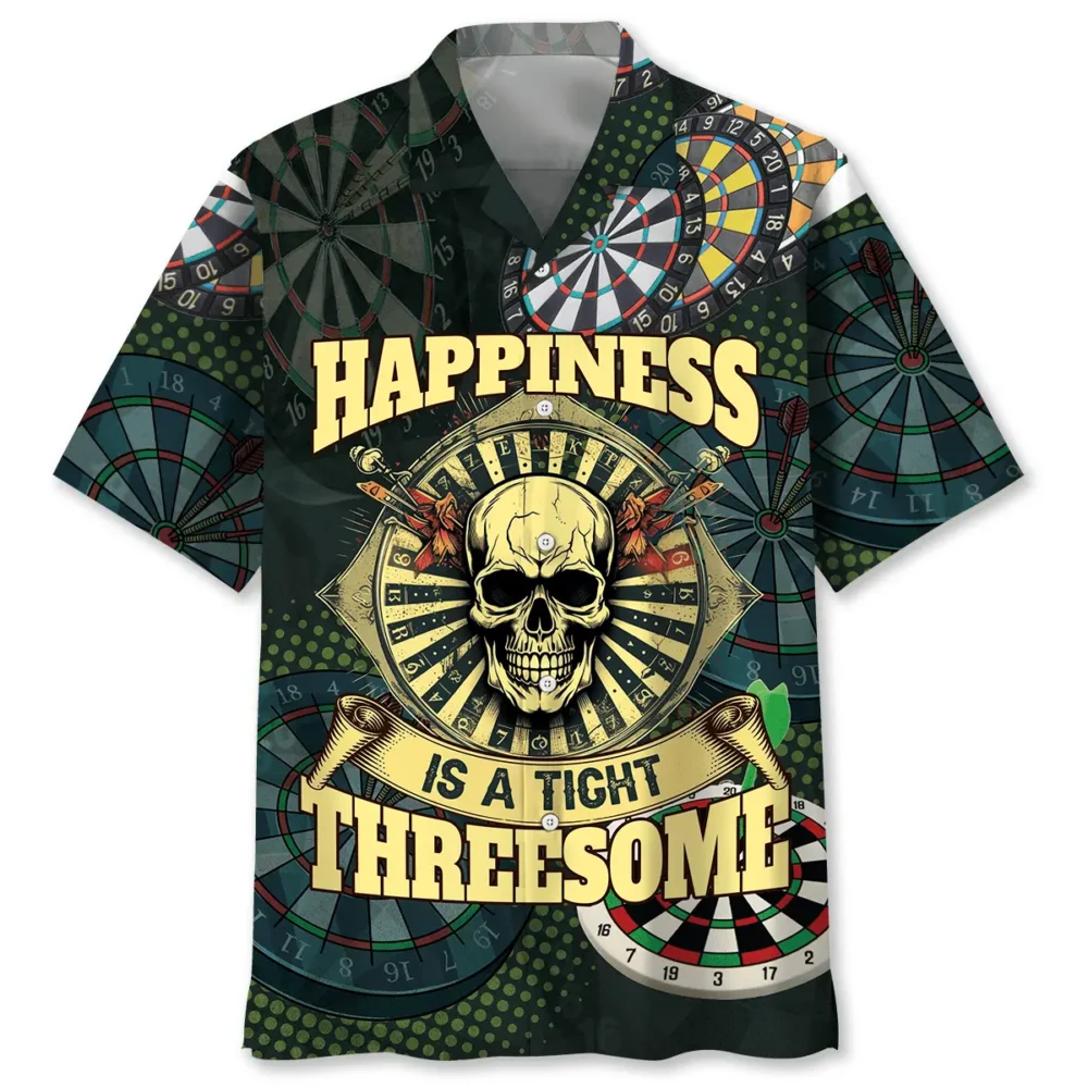 Dart Skull Happiness Hawaiian Shirt BS2763323 - Been Store