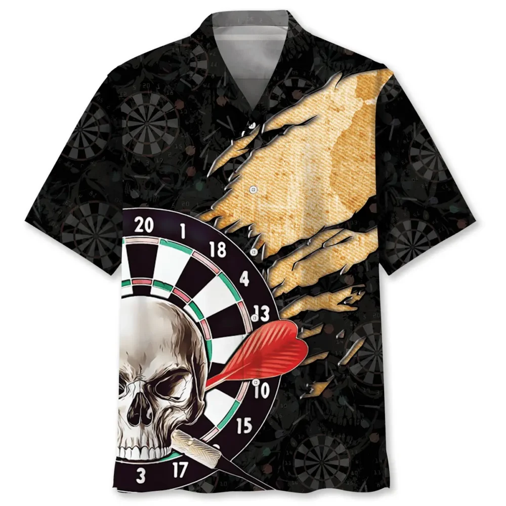 Dart Skull Hawaiian Shirt BS2763307 - Been Store