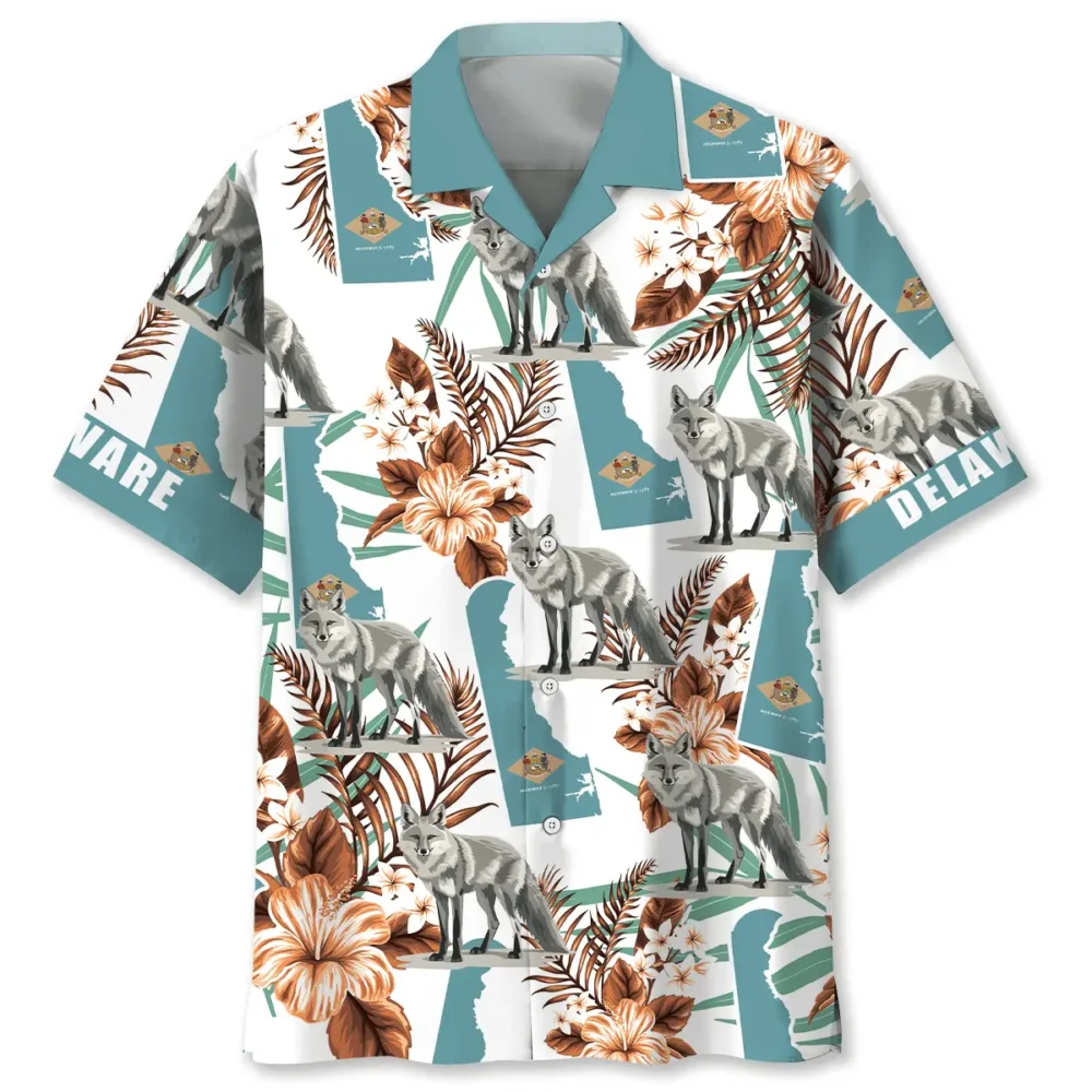 Delaware State Proud Hawaiian Shirt BS2763905 - Been Store