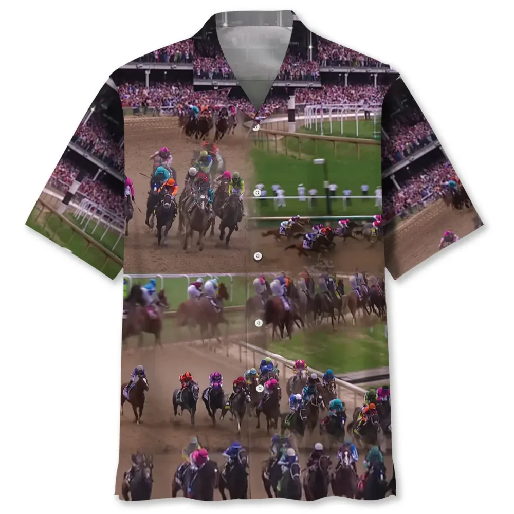 Derby Horse Racing Hawaiian Shirt BS2763542 - Been Store