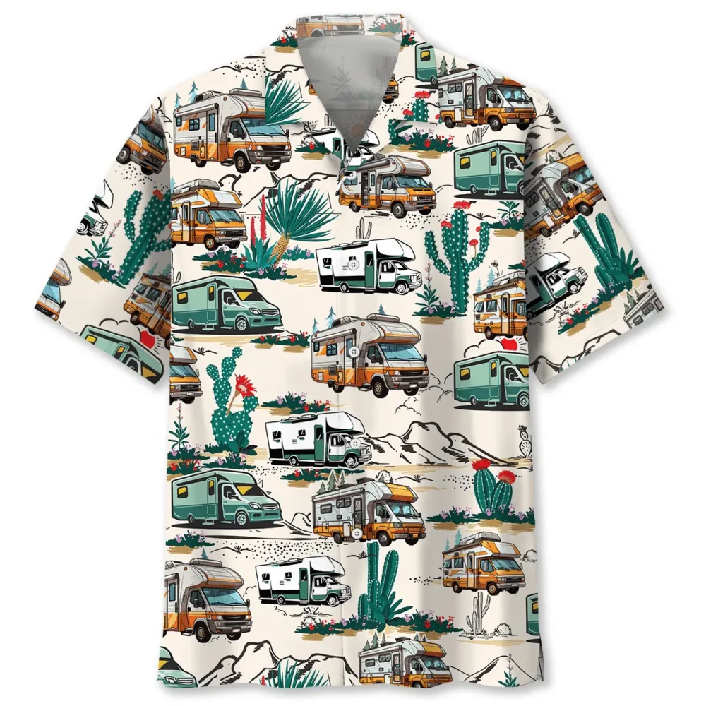Desert Camping Car Hawaiian Shirt BS2763079 - Been Store