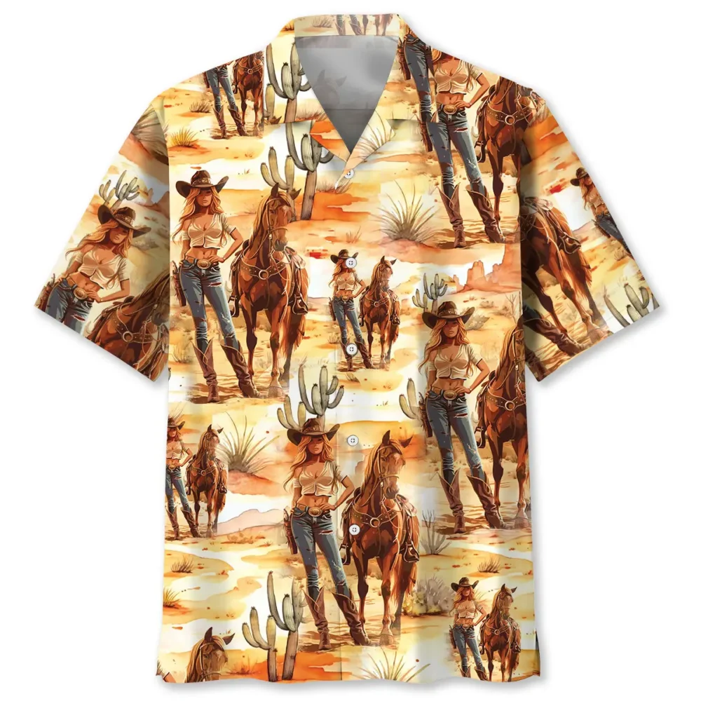 Desert Cowboy Cowgirl Hawaiian Shirt BS2763412 - Been Store