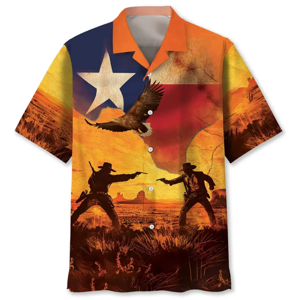 Desert Cowboy Duel Hawaiian Shirt BS2763417 - Been Store
