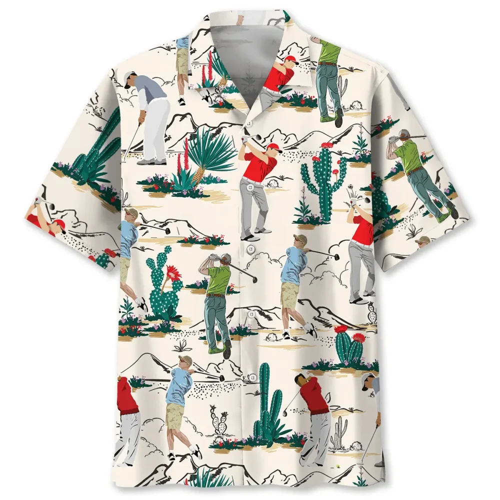 Desert Golf Hawaiian Shirt BS2763081 - Been Store