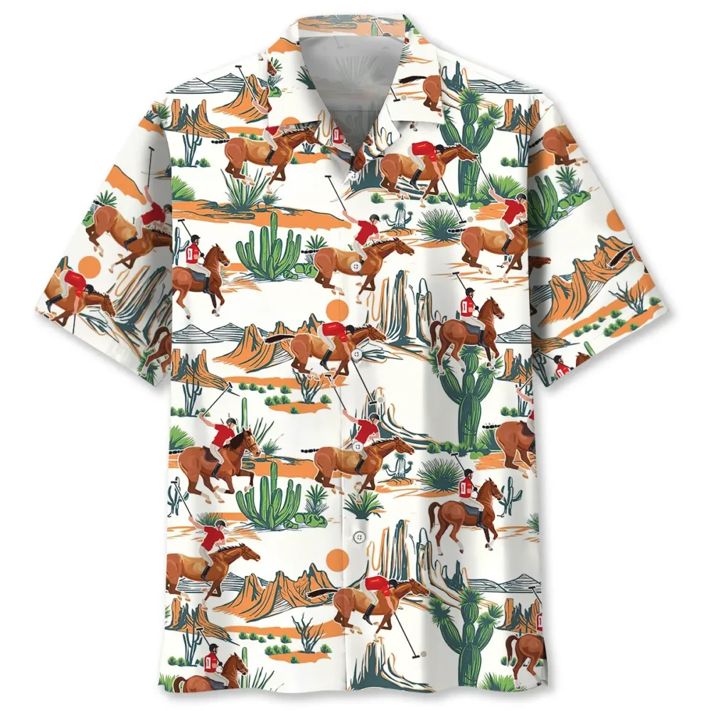 Desert Horse Polo Sport Hawaiian Shirt BS2763369 - Been Store