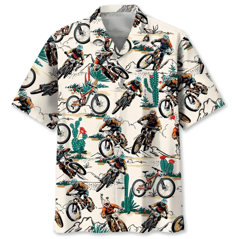 Desert Mountain Bike Racing Hawaiian Shirt BS2763049 - Been Store