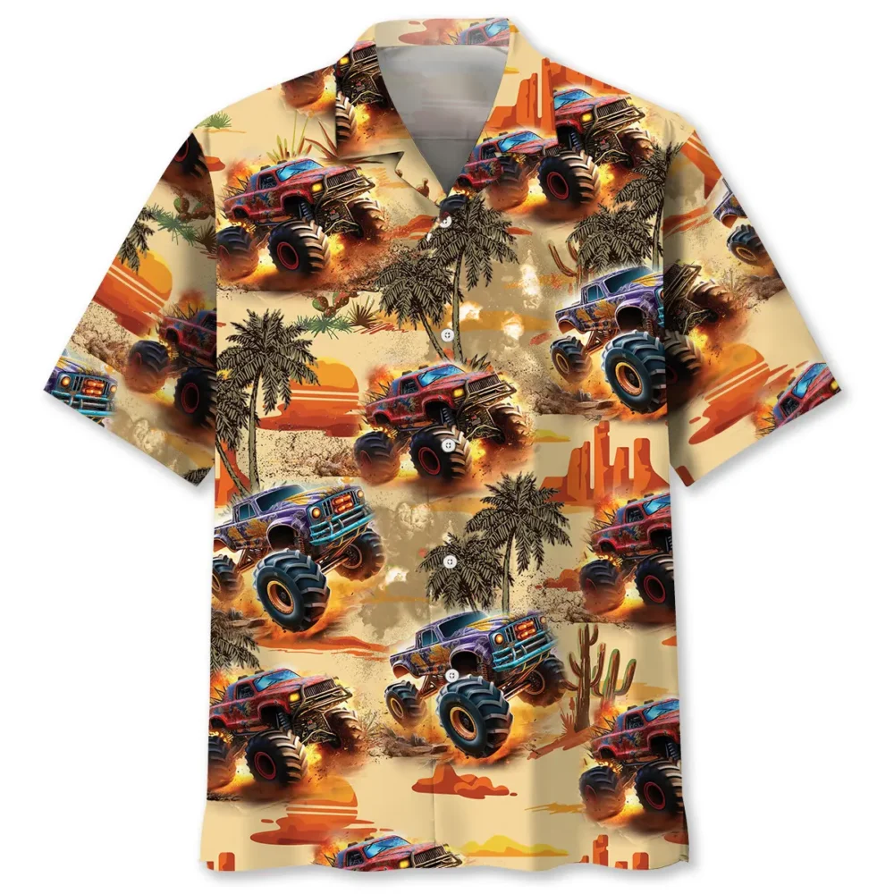 Desert Sahara Monster Truck Hawaiian Shirt BS2763119 - Been Store