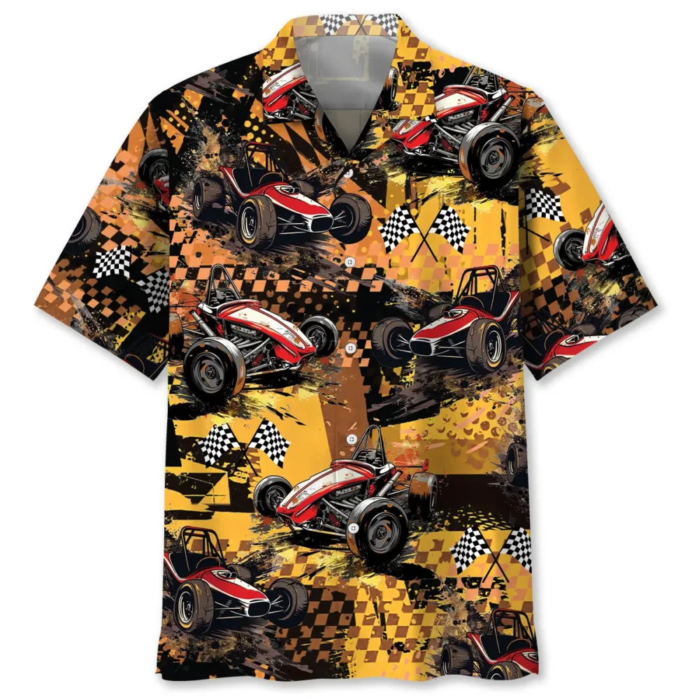 Dirt Track Racing Hawaiian Shirt BS2763601 - Been Store