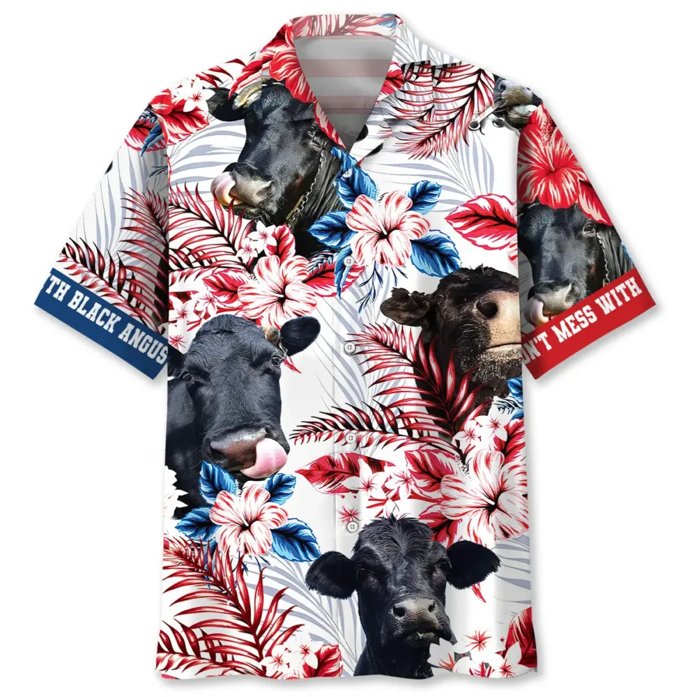 Don't Mess With Black Angus Hawaiian Shirt BS2763558 - Been Store