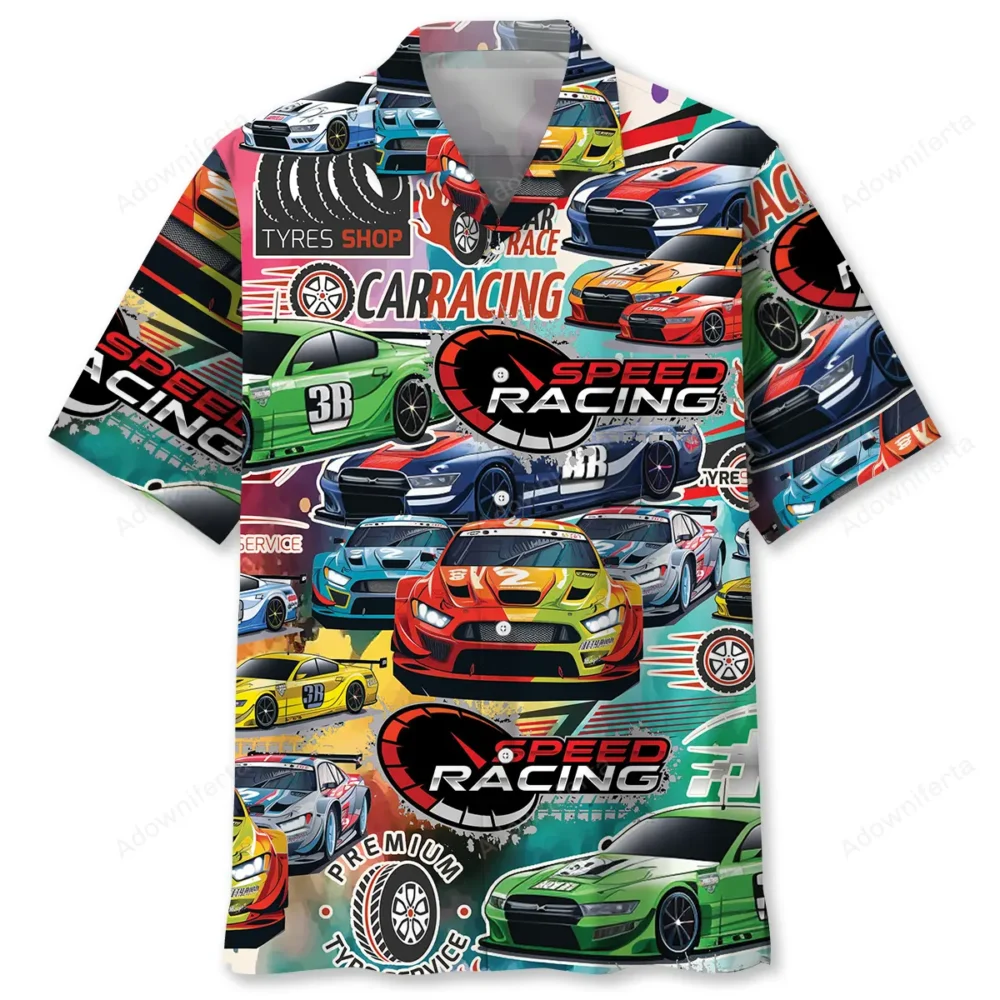 Drift Car Racing Hawaiian Shirt BS2763296 - Been Store