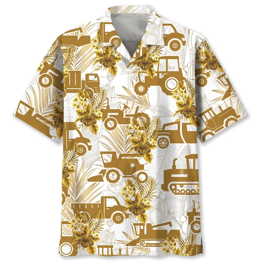 Farmer Vehicles Tropical Hawaiian Shirt BS2762987 - Been Store