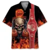 Fire Skull Boxing Hawaiian Shirt BS2762983 - Been Store