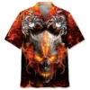 Fire Skull Spider Hawaiian Shirt BS2763252 - Been Store