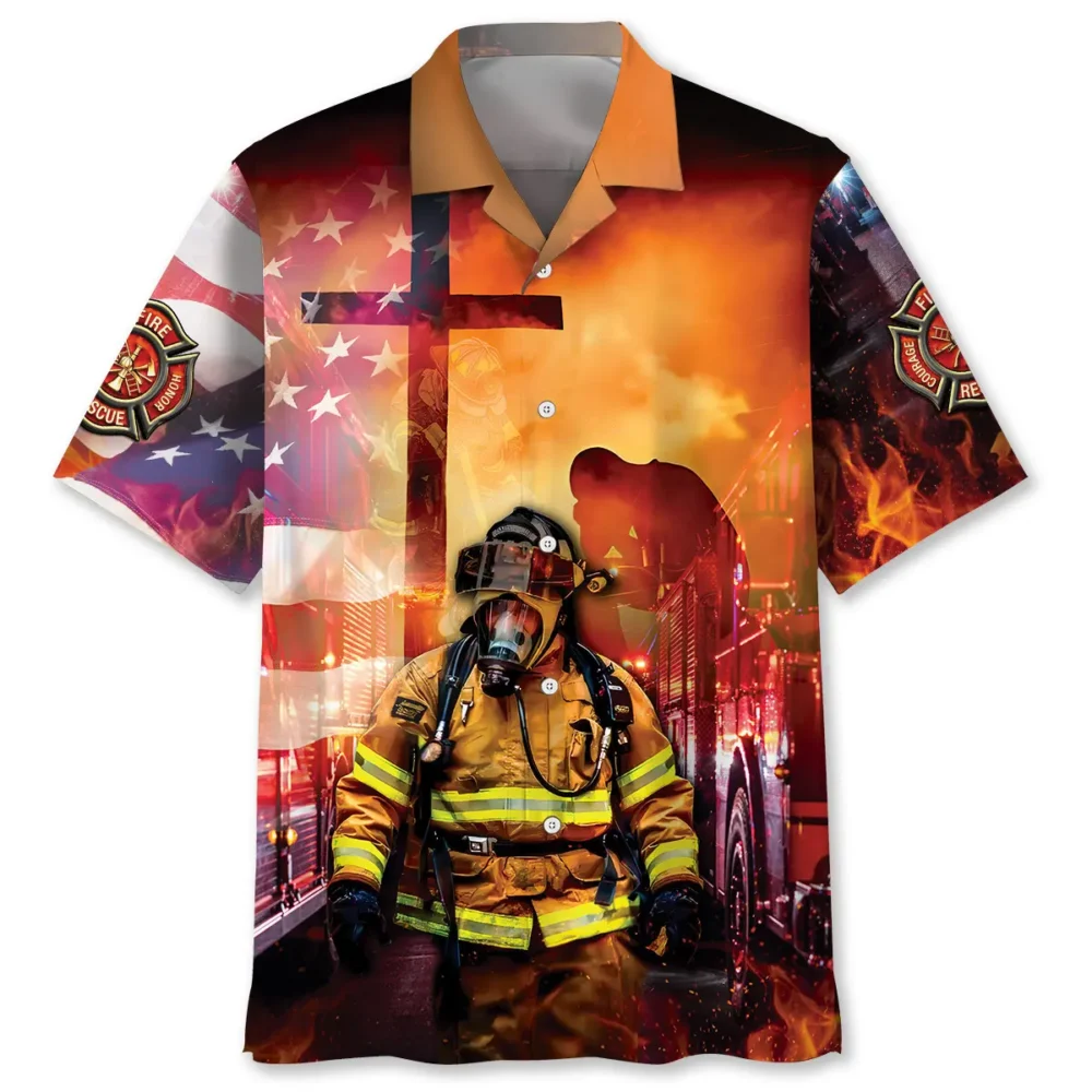 Firefighter Brave Hawaiian Shirt BS2763610 - Been Store