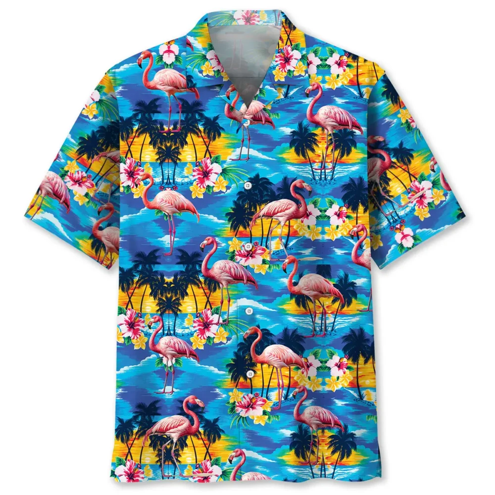Flamingo Beach Hawaiian Shirt BS2763189 - Been Store