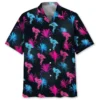 Flamingo Retro Neon Hawaiian Shirt BS2763504 - Been Store