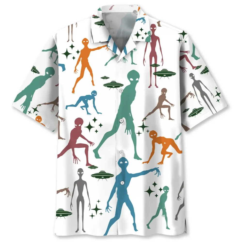 Funny Alien Hawaiian Shirt BS2763919 - Been Store